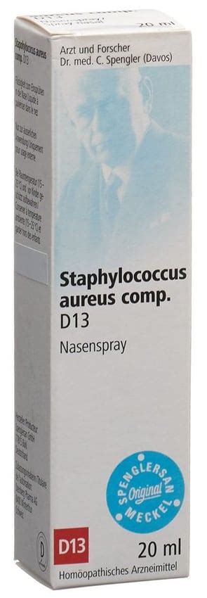 Spenglersan Staphylococcus Aureus Comp Spray D Nasenspray Ml