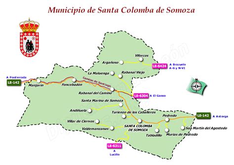 Los Pueblos Del Municipio Ayuntamiento De Santa Colomba De Somoza