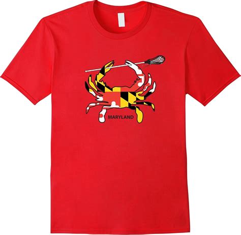 Maryland Crab Lacrosse Shirt Md Lax Maryland Lacrosse