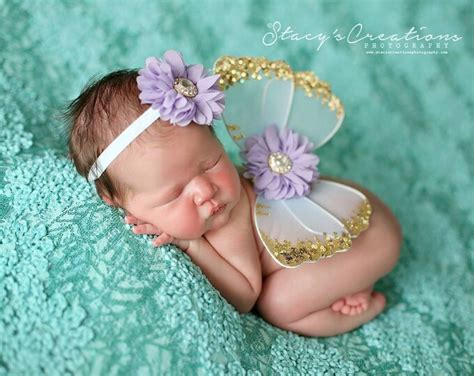 Pink And Lavender Butterfly Wing Set Newborn Wings Newborn Etsy