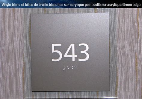 Signalisation intérieure Braille AZ Pantograv