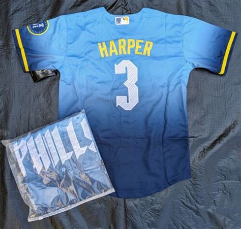 Bryce Harper 3 Philadelphia Phillies City Connect Jersey Youth