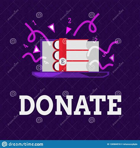 Word Writing Text Donate Business Concept For Give Money Or Goods For