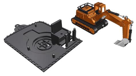 Excavators Cabin Floor Surface Design Catia V5 Youtube