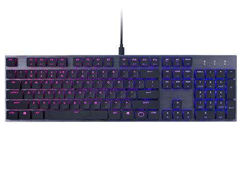 Cooler Master SK 650 GKLR1 US SK650 Cherry MX Low Profile RGB Red