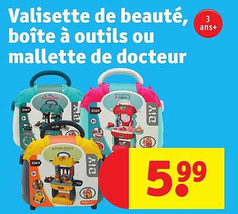 Promo Valisette De Beauté Boîte à Outils Ou Mallette De Docteur chez