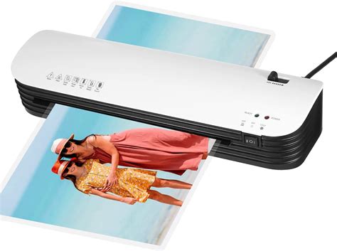 B X SL299 Laminator Machine Set A4 Size Hot And Cold Lamination 2 Roller System With 20