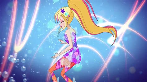 Winx Club Season 8 Stella Sirenix Transformation Fhd Youtube