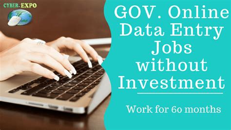 Online Data Entry Jobs Without Investment