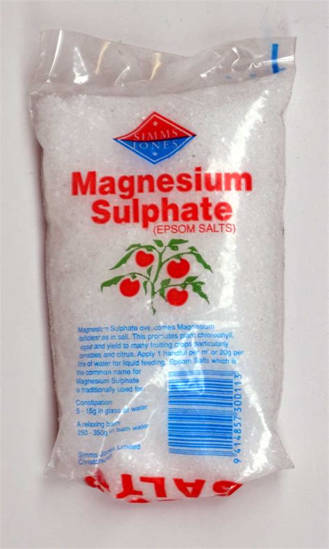 Magnesium Sulphate Medical Grade Ecochem Limited