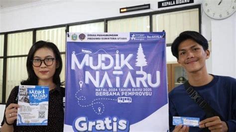 Mudik Gratis Dishub Pemprov Sumut 1 200 Kursi Ludes Mahasiswa Senang