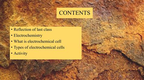 Types of Electrochemical Cells | PPT