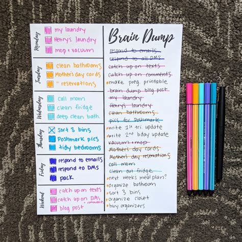 8 Easy Brain Dump Ideas Lets Live And Learn