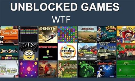 Unblocked Games Wtf An Engaging Way To Connect With Friends Online By