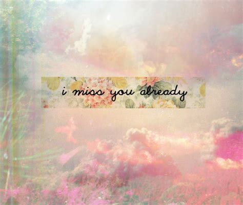 MISS YOU ALREADY QUOTES TUMBLR image quotes at relatably.com