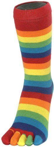 Rainbow Toe Socks Rainbow Socks Crazy Socks Rainbow Colors