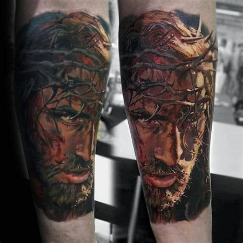 50 Jesus Forearm Tattoo Designs For Men Christ Ink Ideas