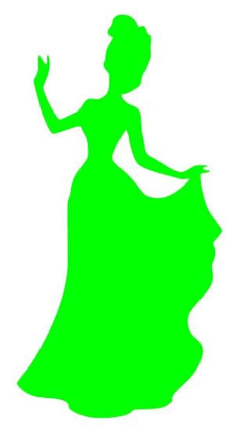 Disney Princess TIANA SILHOUETTE Vinyl Decal by RafysDecals