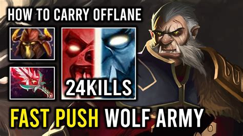 How To Carry Offlane Lycan Like A Pro Level 30 Spammer With Fast Push