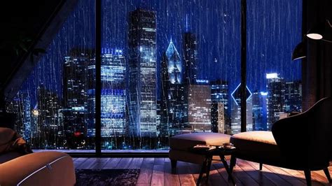 Sleep Instantly In A Luxury Bedroom With Rain Thunder