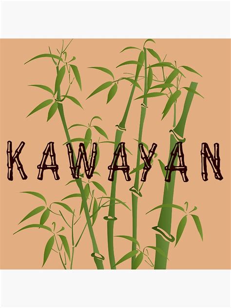 "Kawayan- Bamboo Tree" Poster for Sale by ColoursView | Redbubble