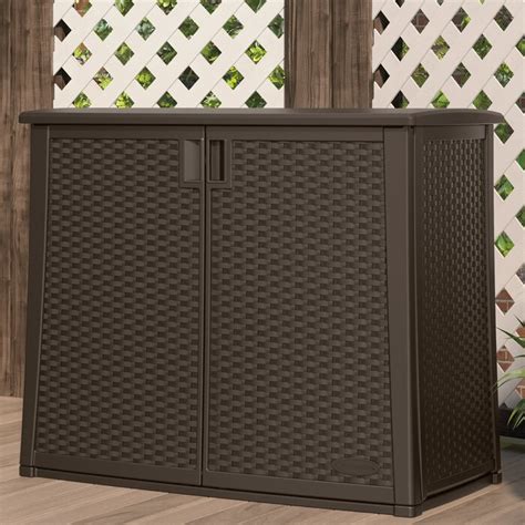 Suncast Gallons Gallon Water Resistant Resin Lockable Cabinet Deck