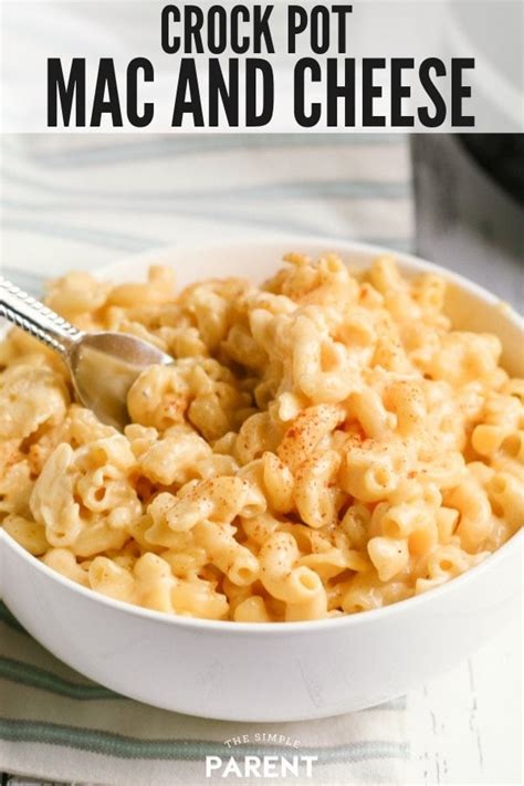 Easy Crock Pot Mac And Cheese The Simple Parent