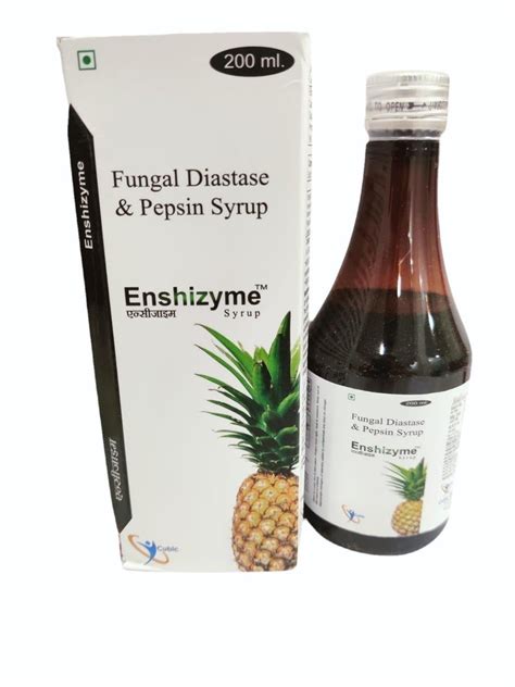 Fungal Diastase Mg Pepsin Mg Syrup With Monocarton Ml At Rs