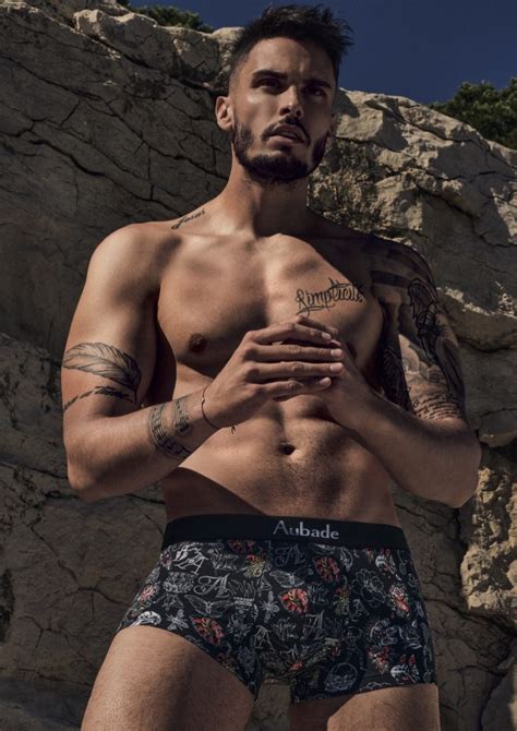 Baptiste Giabiconi Aubade Paris Spring 2021 Underwear