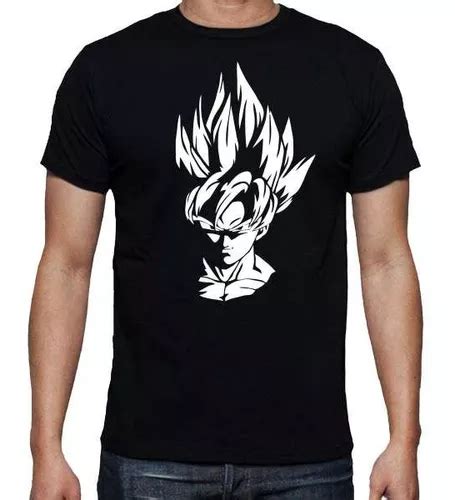 Remera Dragon Ball Z Goku Negra Ideas Mvd Cuotas Sin Inter S