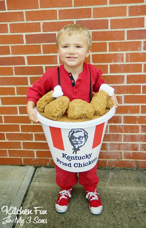 Our 2013 Homemade KFC Kentucky Fried Chicken Costumes Kitchen Fun