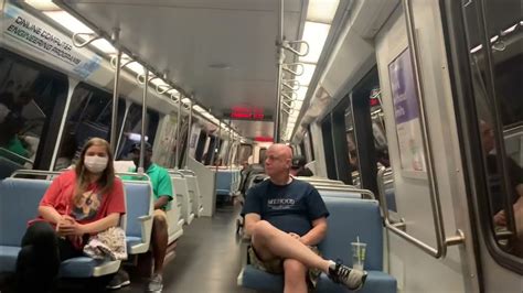 Wmata 6000 Series Ride Blue Line From Leaving Pentagon To Metro Center Youtube