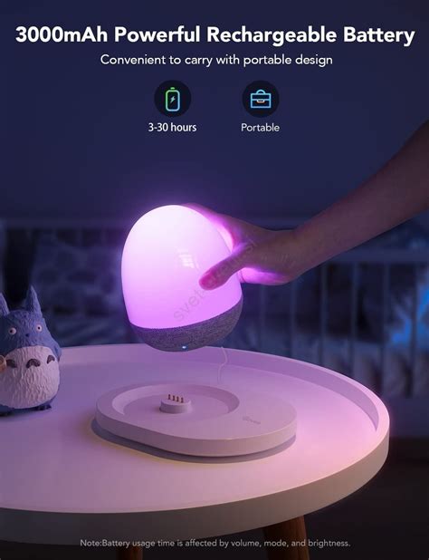 Govee RGBIC Night Smart LED svetilka z zvočnikom Wi Fi Svet svetil