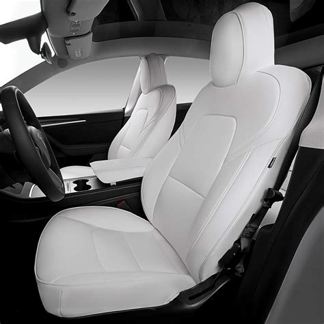 Fit Tesla Model Seat Covers For Cars Pu Leather Protection For Tesla