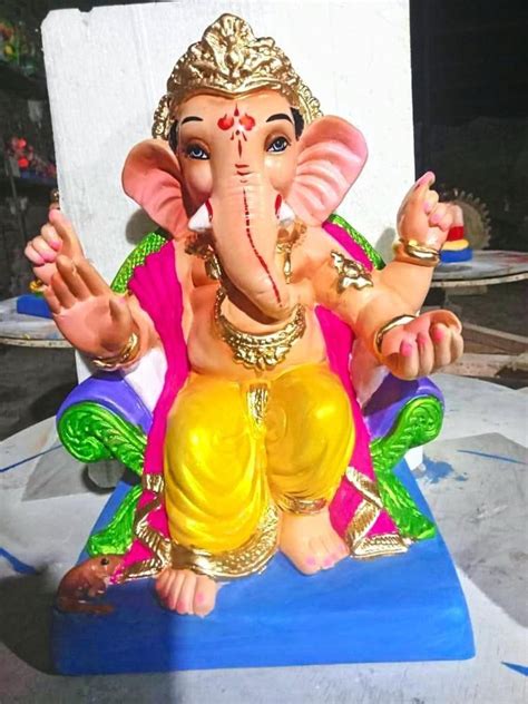 Clay Ganesh Idol Home At Rs 500 Piece In Gandhinagar ID 2851621267662