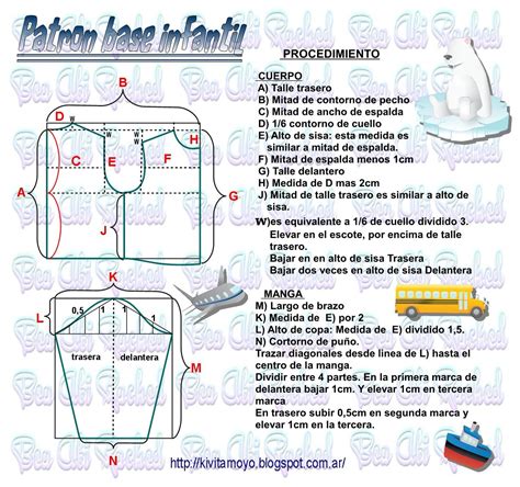 Kivita Moyo Trazado De Patron Base Infantil Patrones De Ropa Para