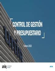 Caso Examen Control de Gestión y Presupuestario Parte II Víctor M