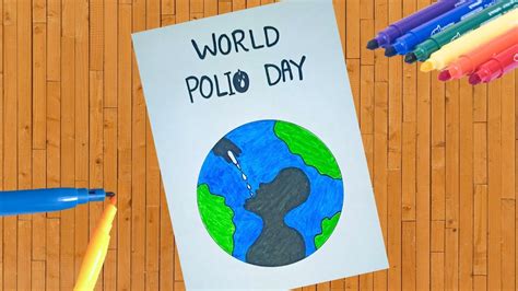 World Polio Day Drawing How To Draw World Polio Day Poster Polio