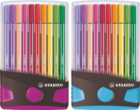 Mixed Set Stabilo Pastellove Wallet Of Pen Point Stabilo