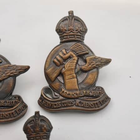 South African Army X Ww South African Service Corps Cap Badges Was