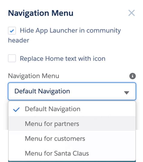 Day 5 Set Up Navigation Menu Variations In Salesforce Community By