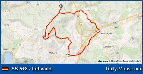 Ss Lehwald Stage Map Eifel Rallye Festival Rally Maps