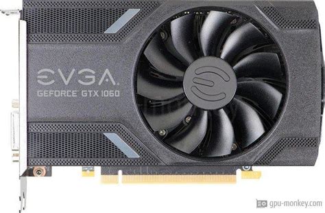 EVGA GeForce GTX 1060 SC GAMING Single Fan 3GB Benchmark And Specs