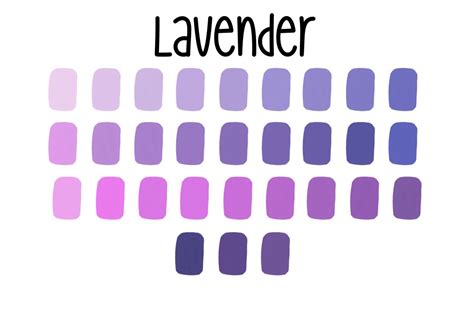 Lavender Procreate Color Palette Hex Codes Purple Pink Etsy Artofit