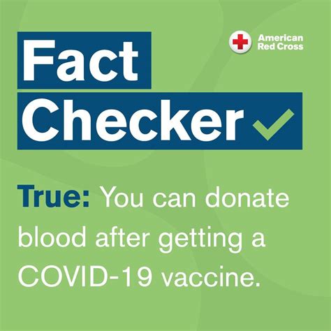 Those Who Receive COVID-19 Vaccine Are Able to Donate Blood