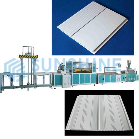 Plastic Pvc Ceiling Wall Panel Upvc Wpc Sheet Plate Extruder For