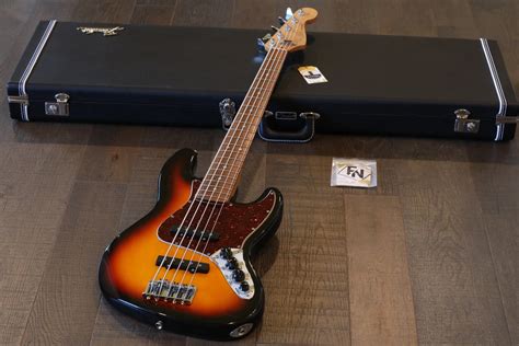 Fender Player Series Jazz Bass V 5-String Bass Guitar 3-Tone Sunburst ...