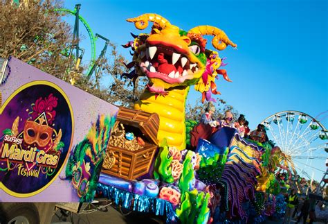 The Biggest Mardi Gras Festival In Texasreturns To Six Flags Fiesta Texas January 14 Six Flags