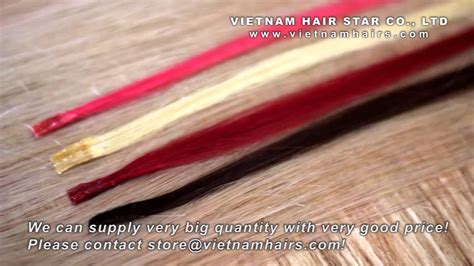 Keratin Hair Extensions I U V Flat Tip Youtube