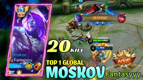 93 Win Rate Moskov Maniac Build Top 1 Global Moskov By Fantasyyy